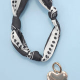 Handcrafted Scarf Interchangeable Charm Necklace |