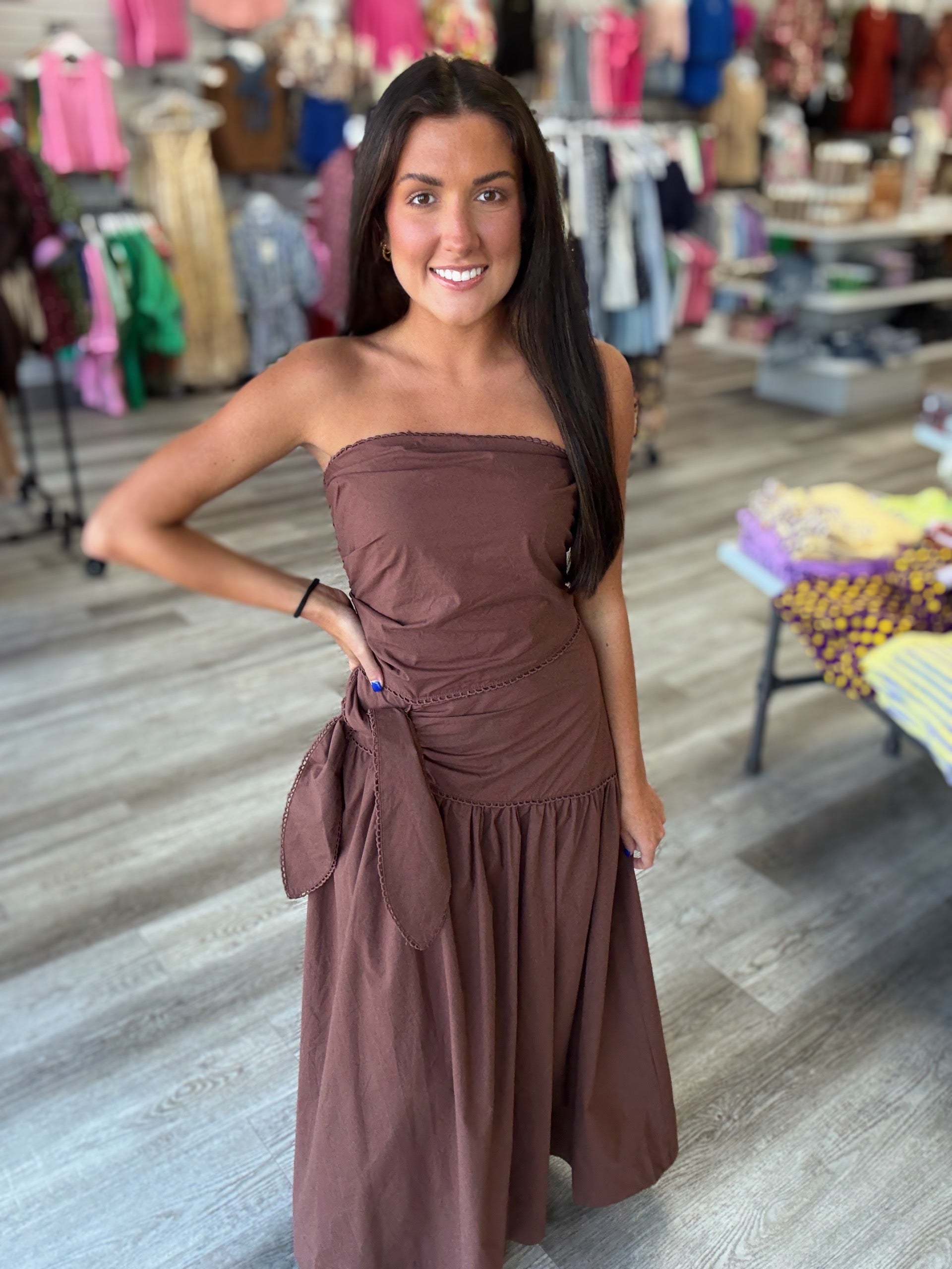 Espresso Evening Dress