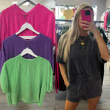 My Way Ribbed Round Neck Set