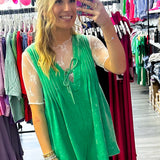 French Terry Sleeveless V Neck Romper