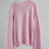 LONG SLEEVE KNIT SWEATER TOP