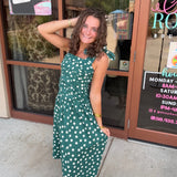 Calling Me To It Polka Dot Dress