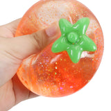 Tomato Fruit Glittery Maltose Putty Squishy Toy