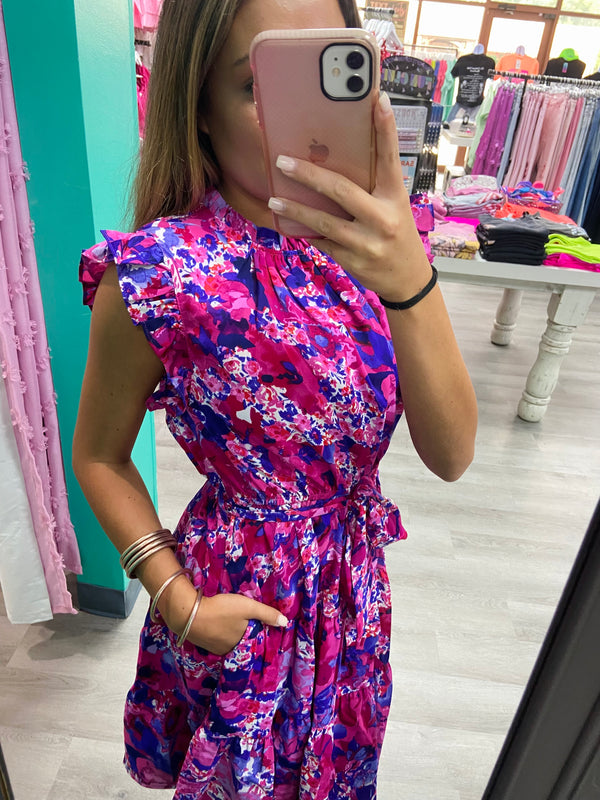 Think of Me Floral Dress