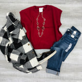 BLACK FRIDAY | Viscose Sweater Vest | 2487A