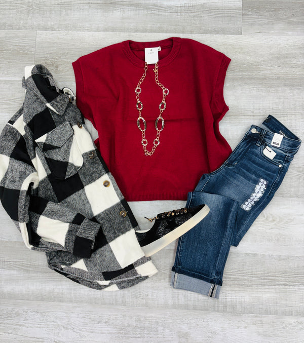 BLACK FRIDAY | Viscose Sweater Vest | 2487A