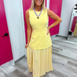 Golden Hour Grace Midi Dress