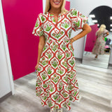 The Market Day Midi | Red