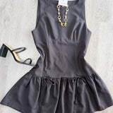 You Love Me Drop Waist Bow Dress