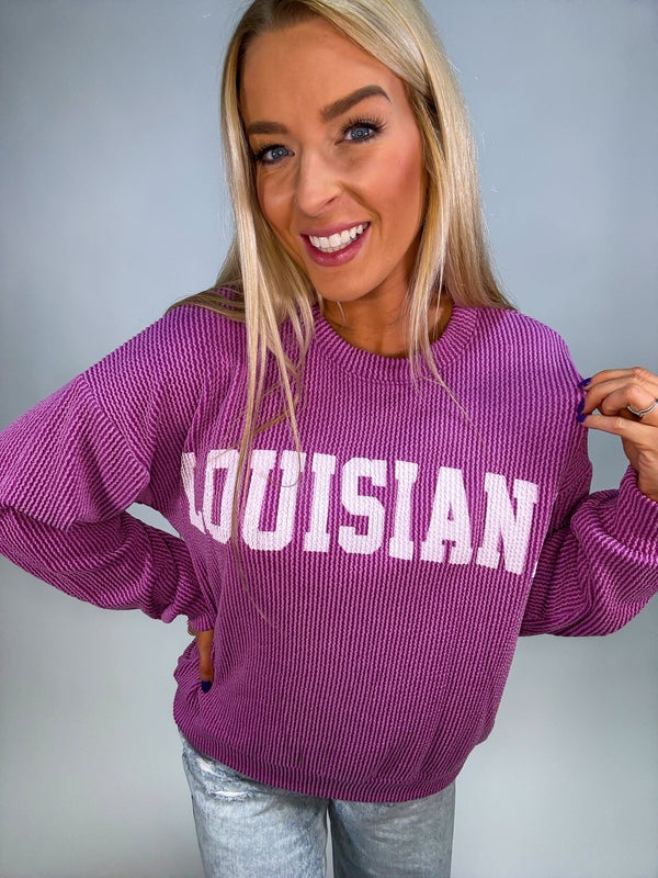 From Louisiana Ribbed Pullover