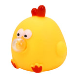 Bubble Blowing Chubby Yellow Chick Squishy Toy