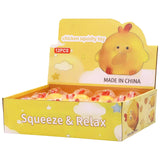 Bubble Blowing Chubby Yellow Chick Squishy Toy