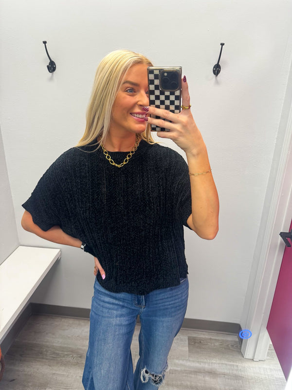 Ultra Soft Short Sleeve Sweater