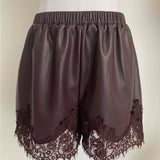 Sweet Talk Faux Leather Shorts