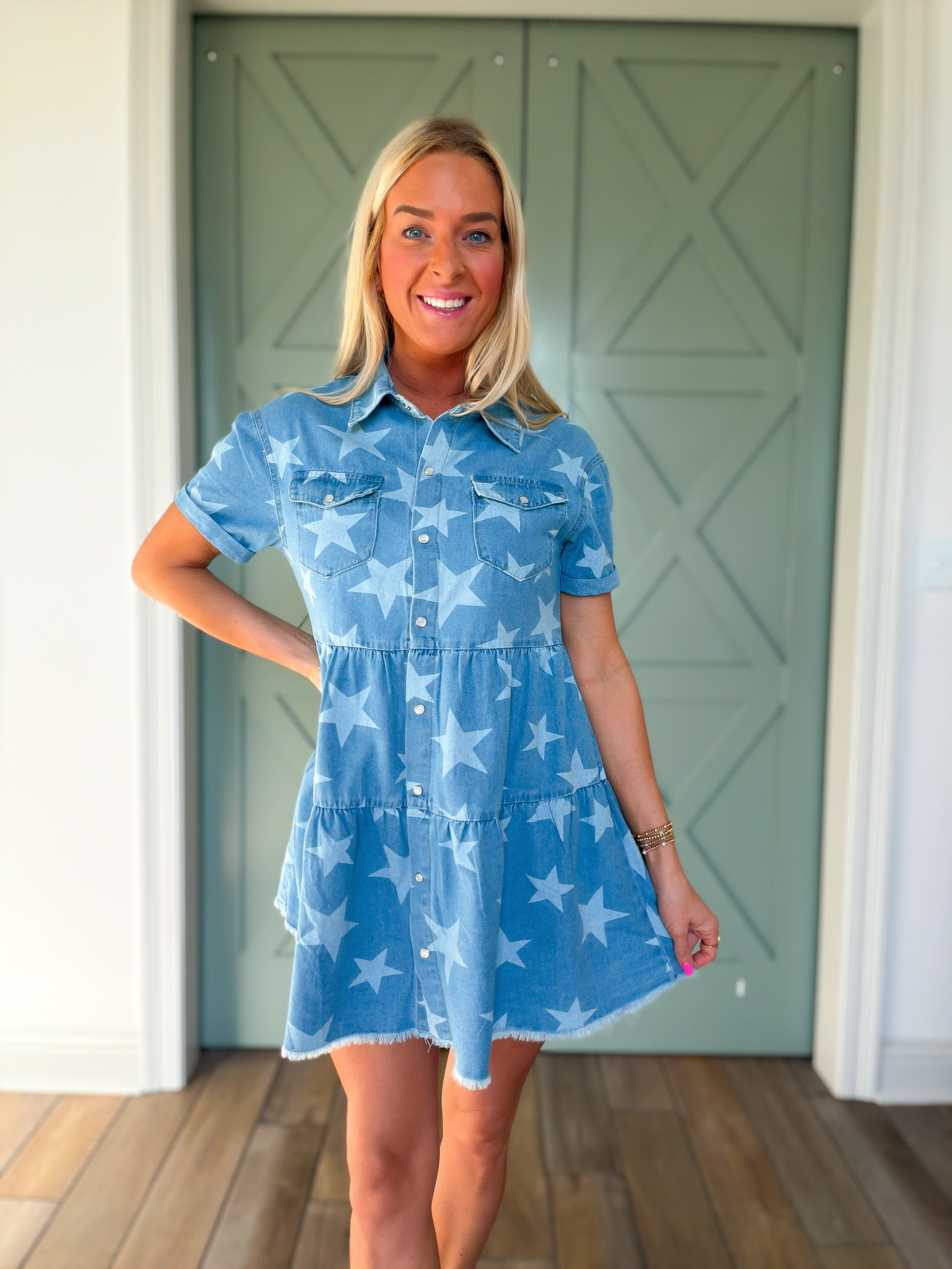 Denim Dreaming Star Dress