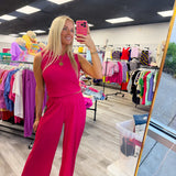 Take Me There Crinkle Textured Cropped Top 2pc Loungewear Set