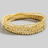 The Everyday Glow Beaded Bracelet Stack