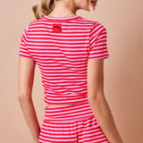 Candy Cane Christmas Top