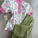 Bloom & Breeze Floral Top | Cream