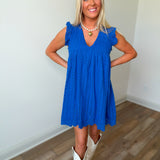 All Eyes on Blue Romper