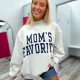 Dad’s / Mom's Favorite Reversible  Mock Neck Pullover