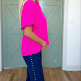 Popstar Pink Blouse