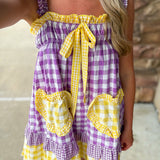 Game Time Gingham Dress