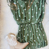 Polka Dot Olive Dress