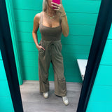Acid Wash Jumpsuit