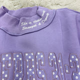 Proverbs Polka Dot Mockneck