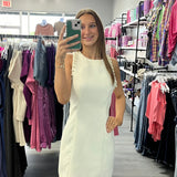 She's Sophisticated Dress - White