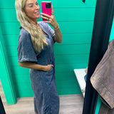 Meet Me Half Way V-Neck Jumpsuit