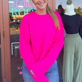 Neon Pink Sweater