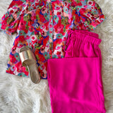 Cargo Lightweight Pants Pink