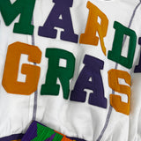 Mardi Gras Loose Fit Sweatshirt Top