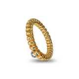 Sunset Gold - Large Spiral Hair Coils, Hair Ties, 3-pack