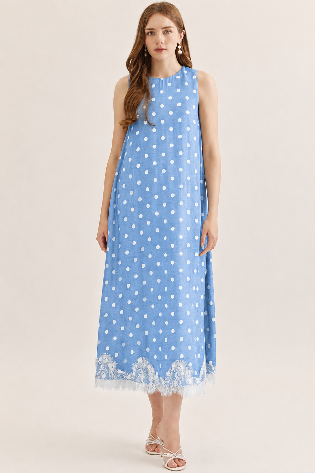 Timeless Charm Midi Blue