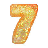 6 7 Numbers Glittery Thick Maltose Putty Filled Squishy Toy