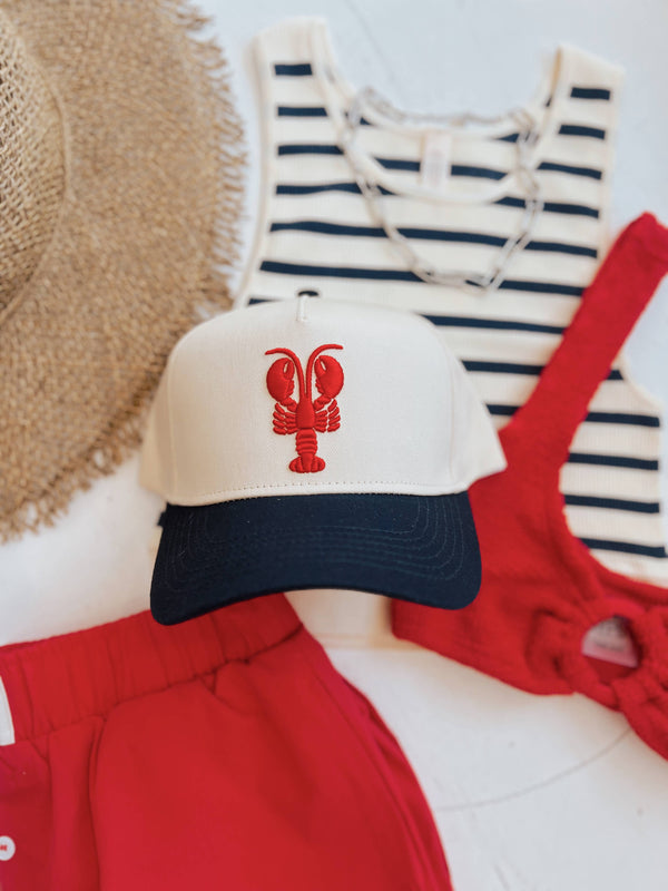 Crawfish / Lobster Vintage Trucker Hat