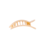 Flat Rectangle Hair Clip | Small | Almond Beige