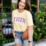 Tiger Block Tee | Butter