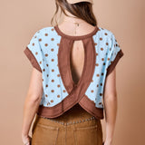Blue Me Away Top