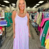 Sweetest Day Gingham Dress Set