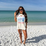 Sunshine and Tan Lines Graphic Tee on Ivory