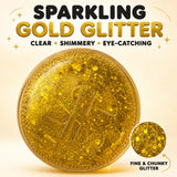 Gold Glitter Dollar Coin Slow Rising Squishy Toy