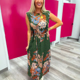 Floral Elegance Midi | Green