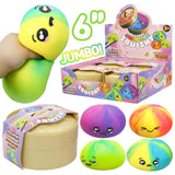 PICKUP ONLY NO SHIPPING JUMBO Colorful Ombre Dumpling Slime Filled Squishy - 6 Inch | PICKUP ONLY NO SHIPPING