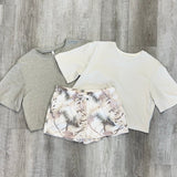 Camo Shorts | White