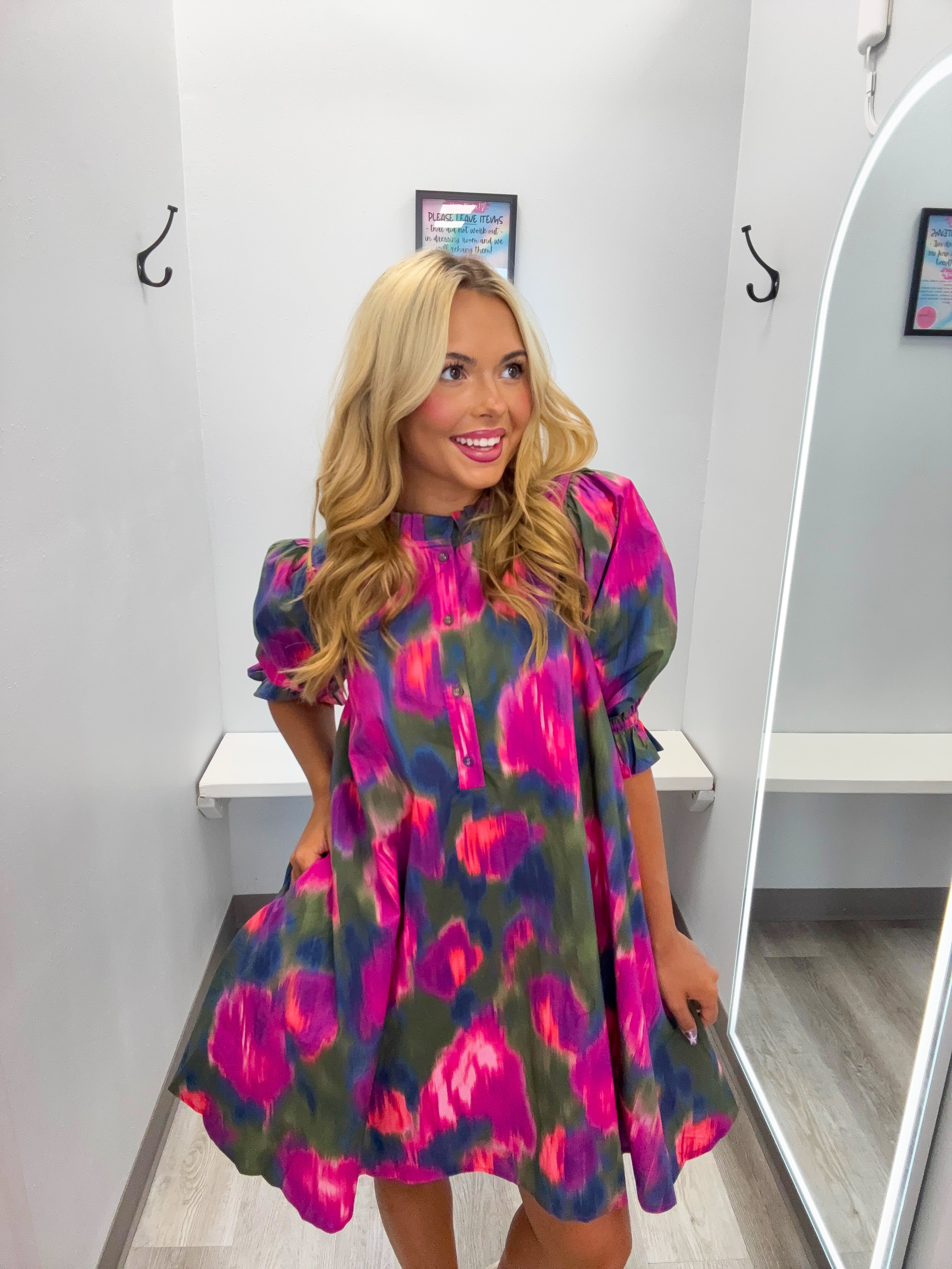 Wildflower Watercolor Dress
