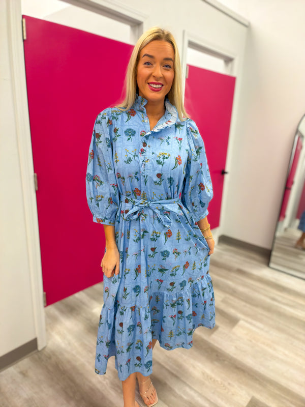 Forget-Me-Not Floral Dress